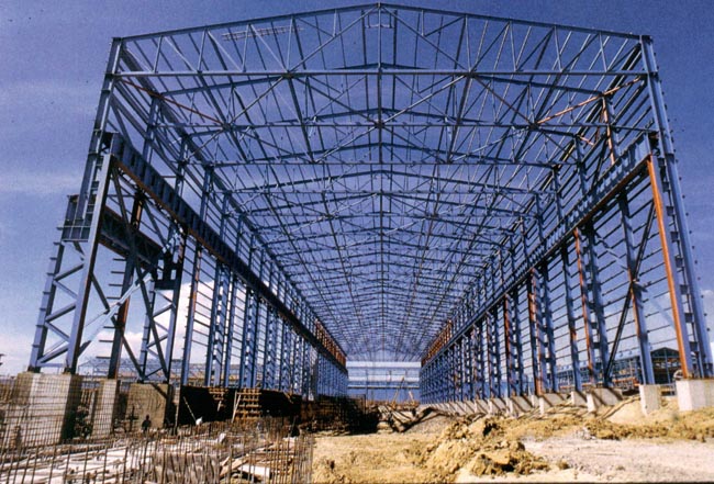 新乐船厂网架工程