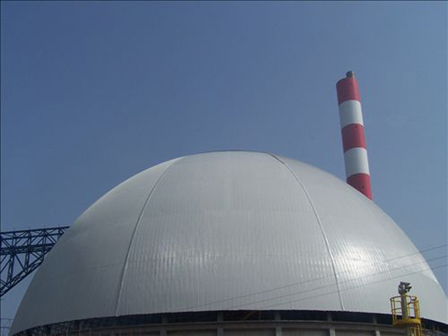 新乐球形发电厂网架工程